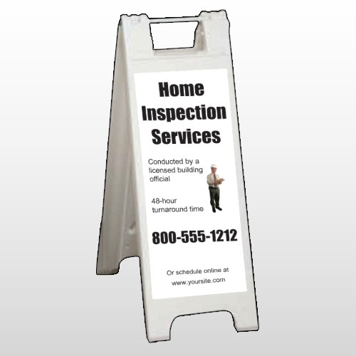Inspection 360 A Frame Sign
