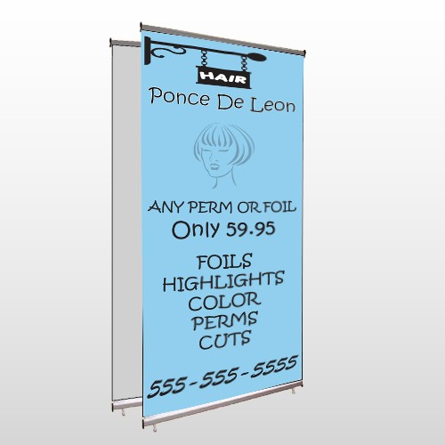 Hair 289 Center Pole Banner Stand