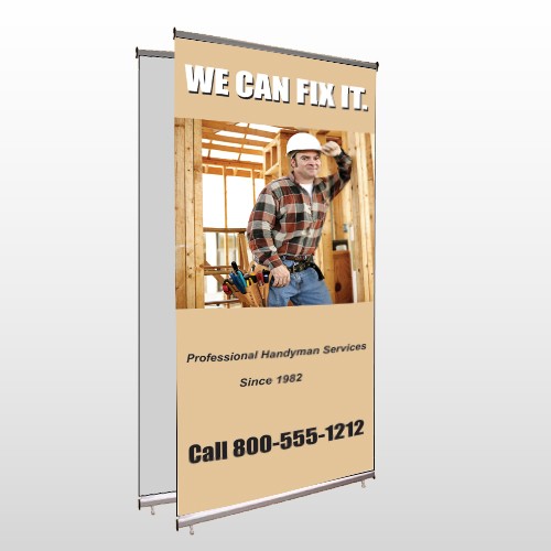 Handyman 243 Center Pole Banner Stand