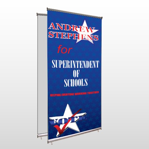 Superintendent 306 Center Pole Banner Stand
