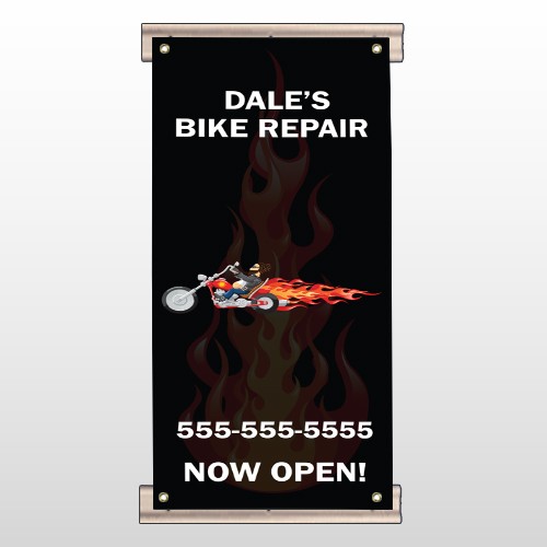 Harley Flame 108 Track Banner