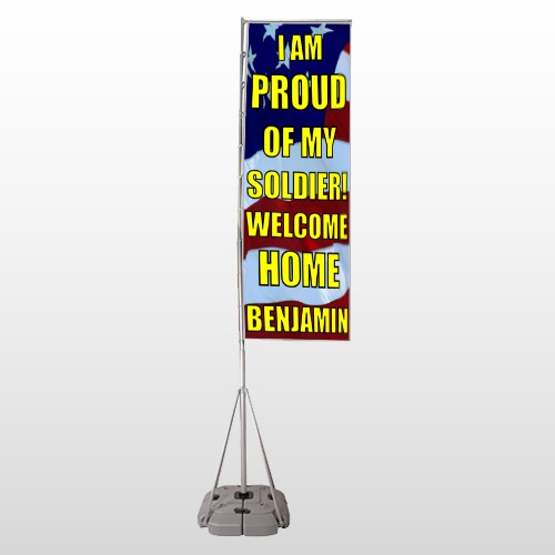 Flag 57 Exterior Flag Banner Stand