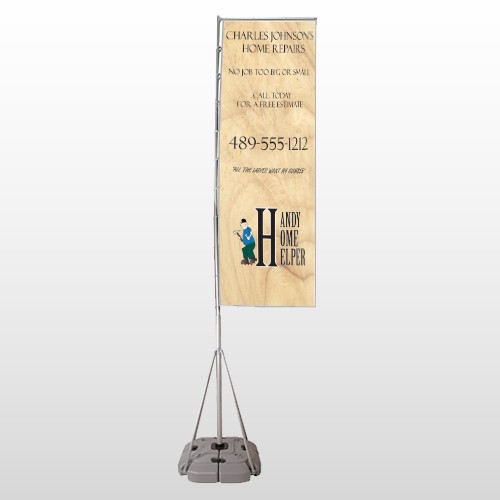 Home Repair 242 Exterior Flag Banner Stand