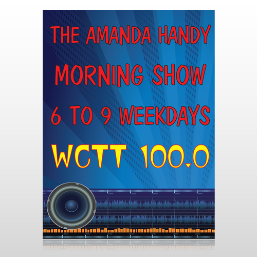 Amp Morning Show 439 Custom Sign