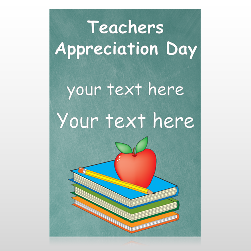 Apple Books Pencil 07 Custom Sign