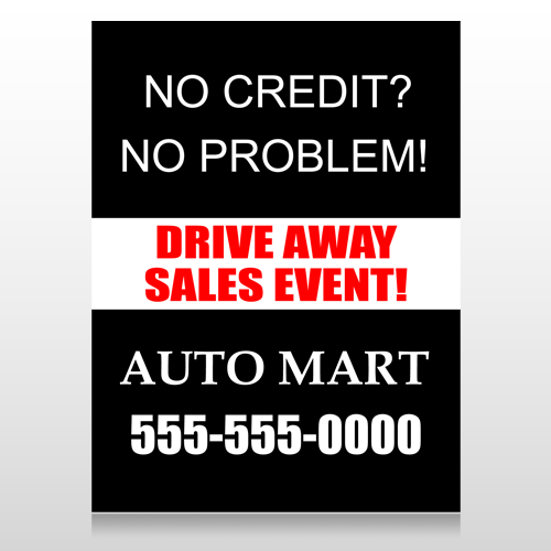 Auto Mart 114 Custom Sign