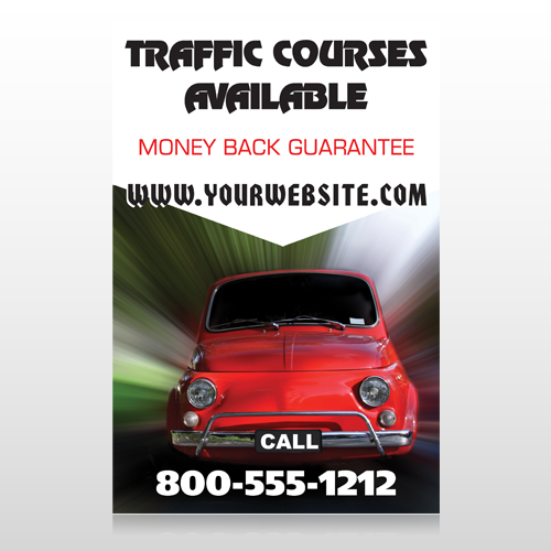 Car Traffic 153 Site Sign