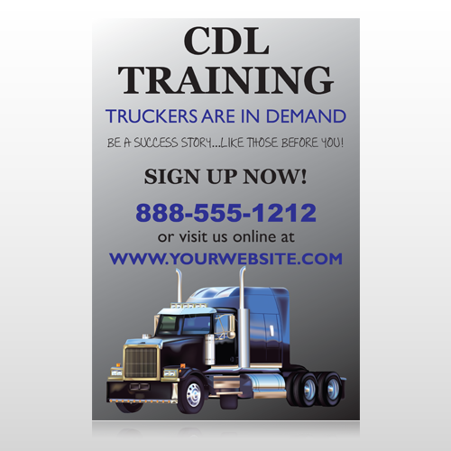 CDL Training 155 Custom Decal