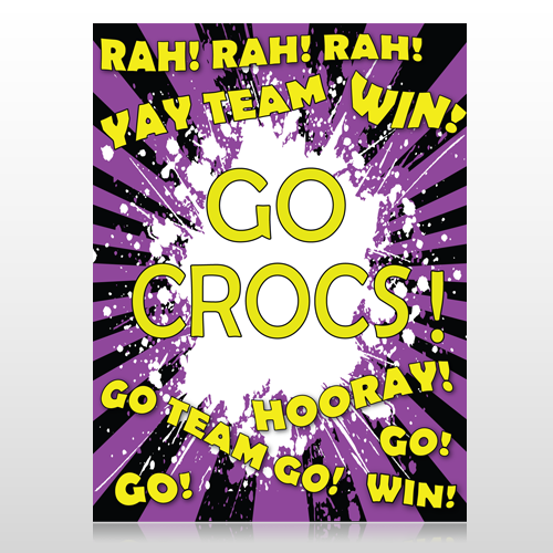 Crocs 54 Custom Sign