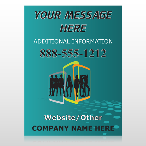 Fashion Models 180 Custom Sign