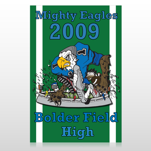 Green 50 Custom Sign