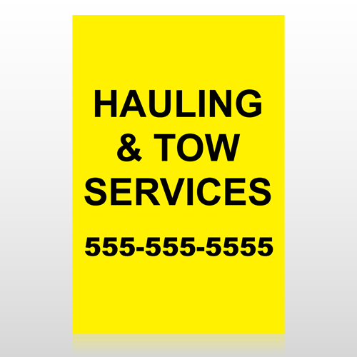 Hauling 127 Custom Sign