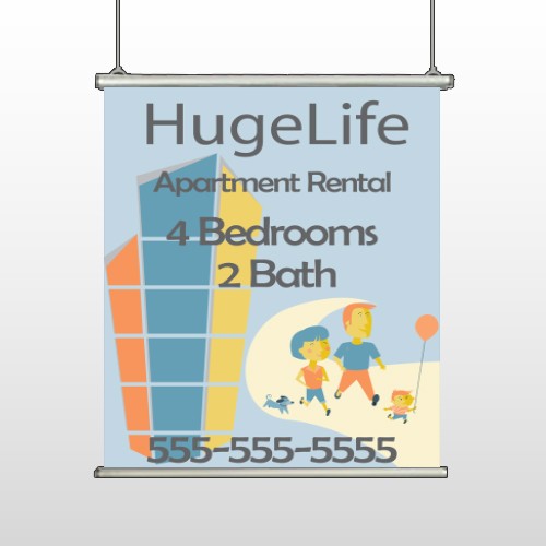 Apartment Building 29 Hanging Banner