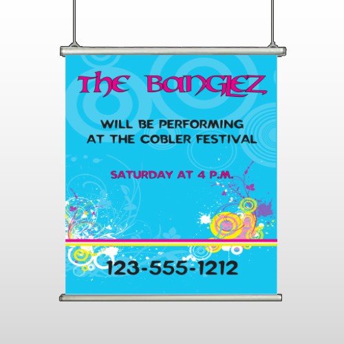 Banglez 367 Hanging Banner