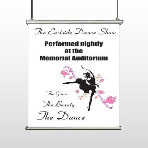 Ballet Dance 517 Hanging Banner
