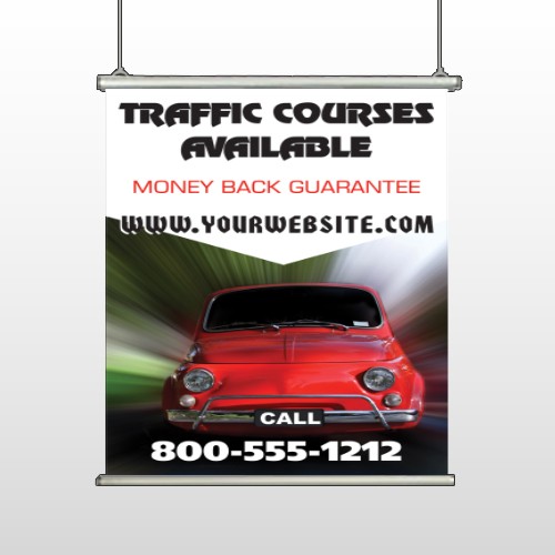 Car Traffic 153 Hanging Banner