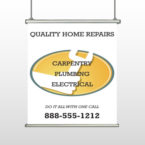 Construction 241 Hanging Banner