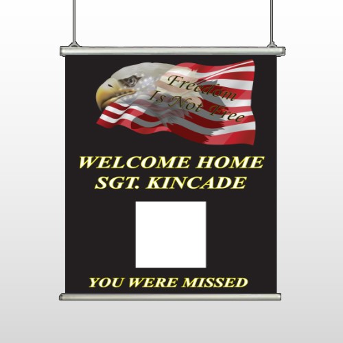 Eagle Flag 307 Hanging Banner