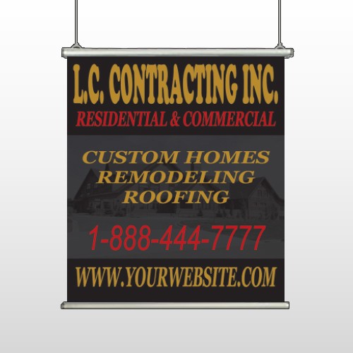 Faded House 500 Hanging Banner