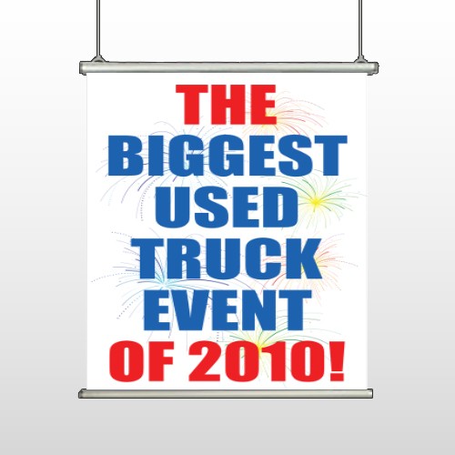 Fireworks 118 Hanging Banner