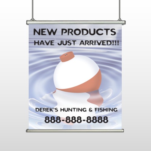 Fishing Bobber 410 Hanging Banner