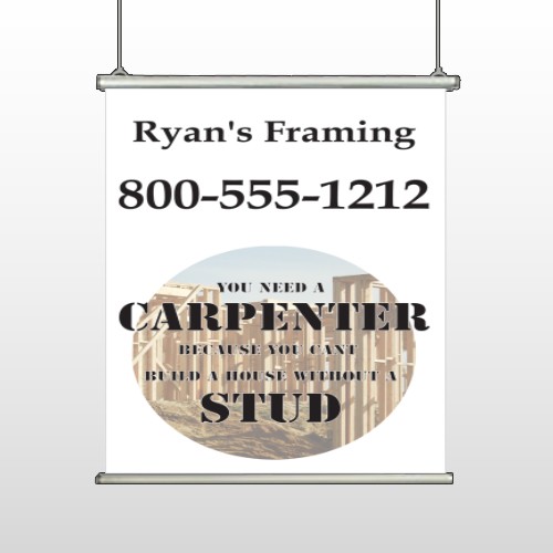 Framing 240 Hanging Banner