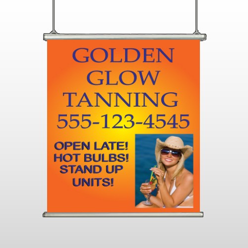 Golden Glow 491 Hanging Banner