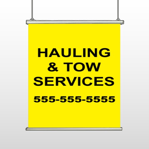 Hauling 127 Hanging Banner