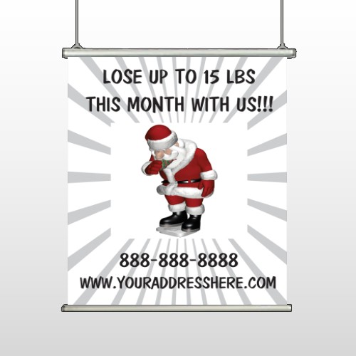 Health Santa 402 Hanging Banner