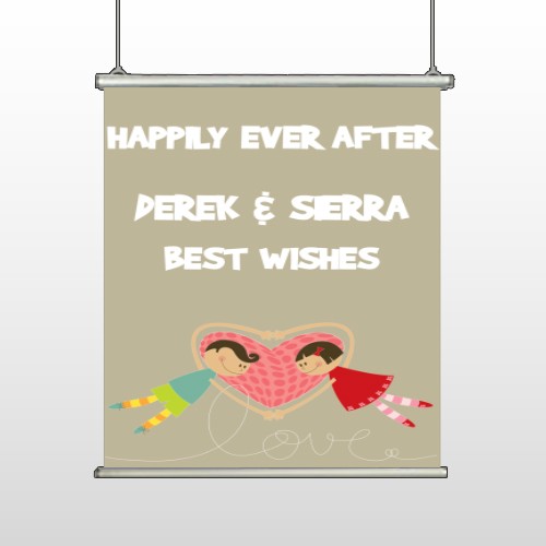 Heart Cartoon 06 Hanging Banner