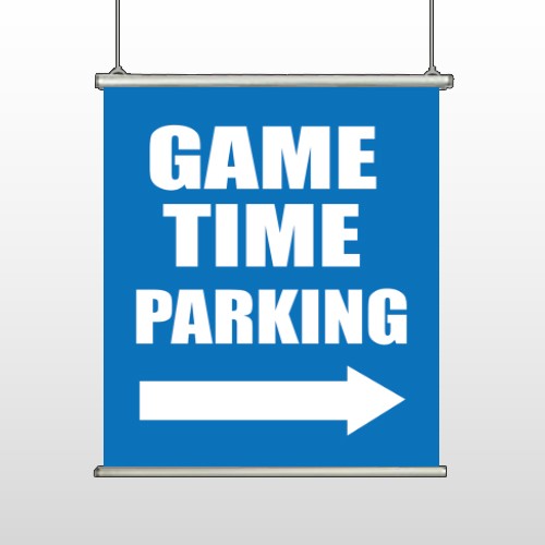 Parking 298 Banner Hanging