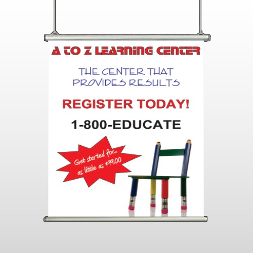 Pencil Chair 159 Hanging Banner