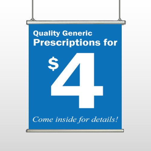Pharmacy 334 Hanging Banner