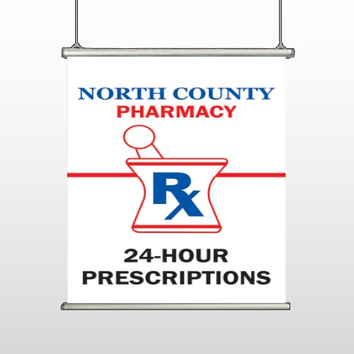 Pharmacy 101 Hanging Banner