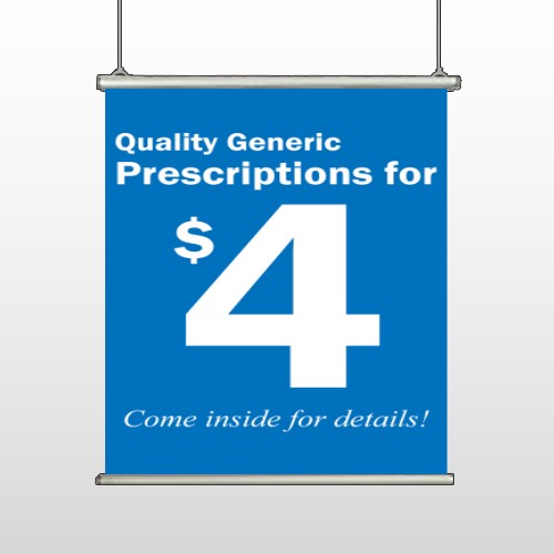 Pharmacy 102 Hanging Banner