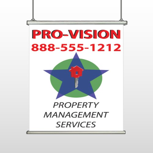 Property Management 363 Hanging Banner