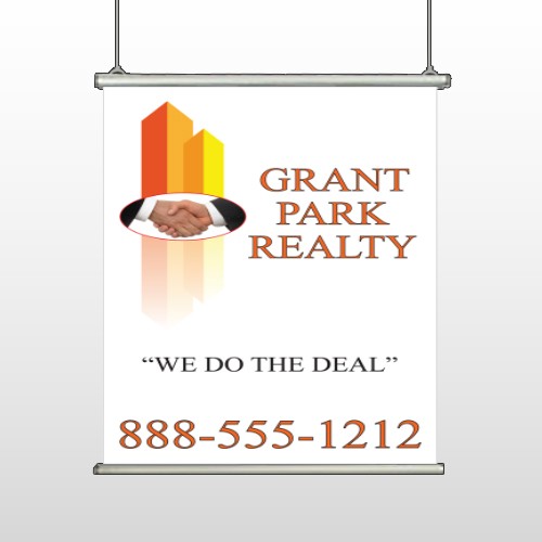 Real Handshake 365 Hanging Banner