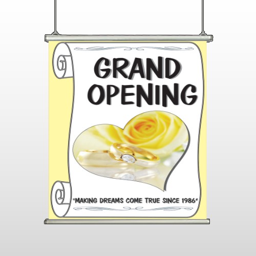 Rose Rings 396 Hanging Banner