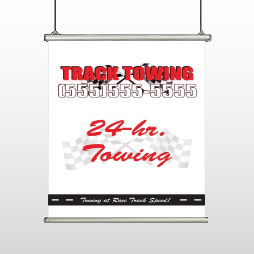 Towing 126 Hanging Banner