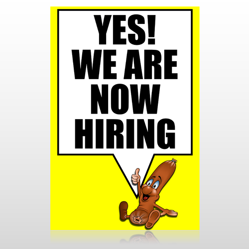 Hiring 54 Custom Sign