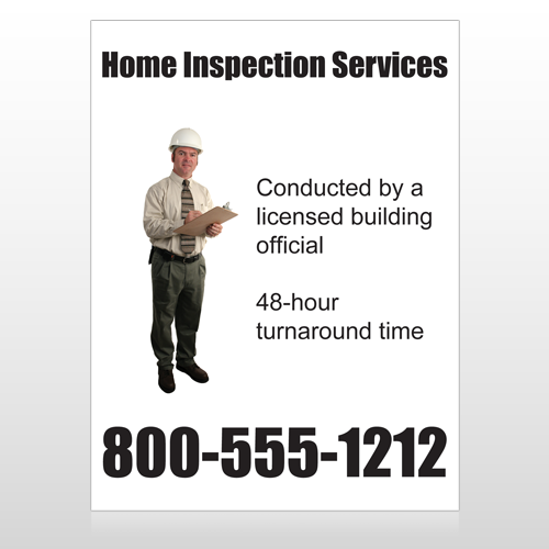 Inspection 244 Custom Sign