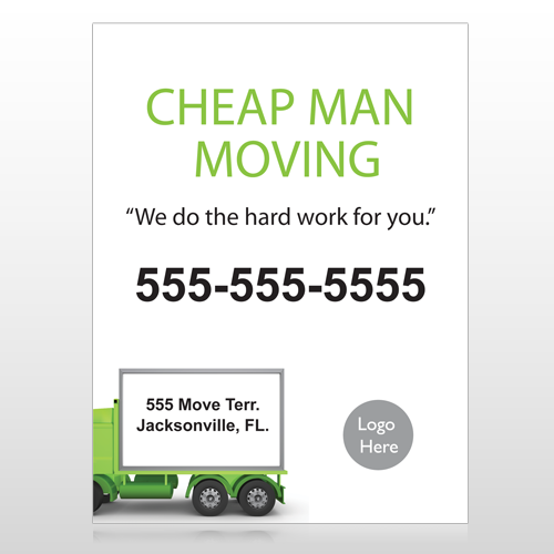 Moving 339 Custom Sign