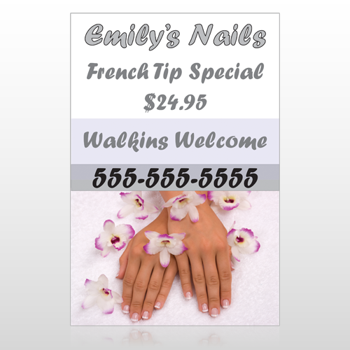Nails 295 Custom Sign