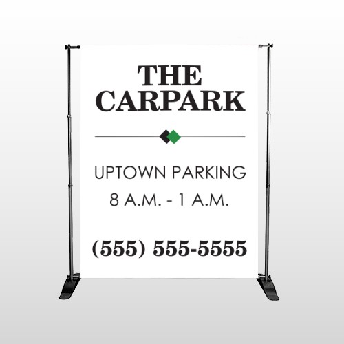 Car Park 122 Pocket Banner Stand