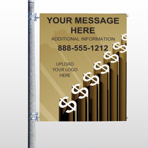 Banking 160 Pole Banner
