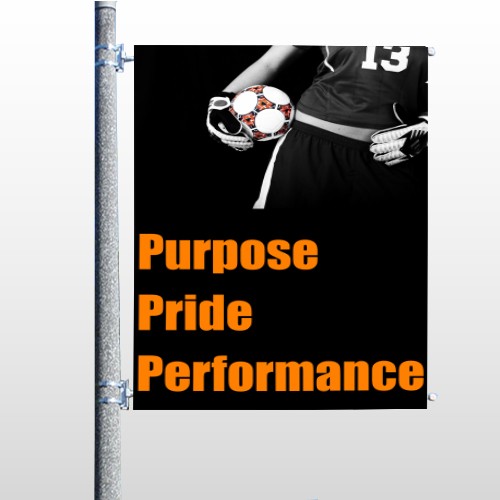 Black 41 Pole Banner