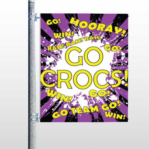 Crocs 42 Pole Banner