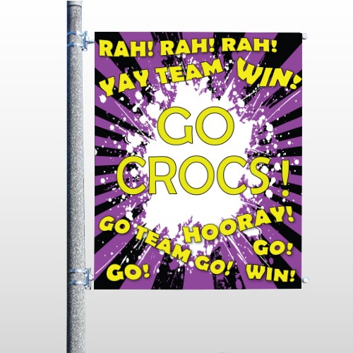 Crocs 54 Pole Banner