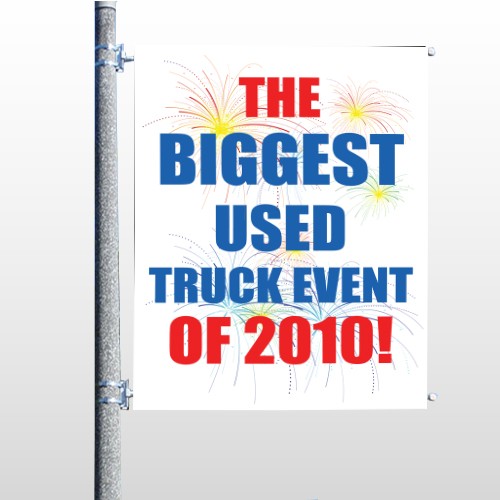 Fireworks 327 Pole Banner