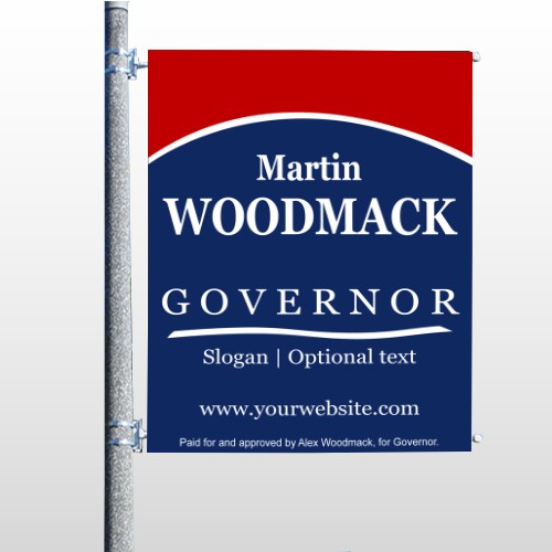 Governor 308 Pole Banner